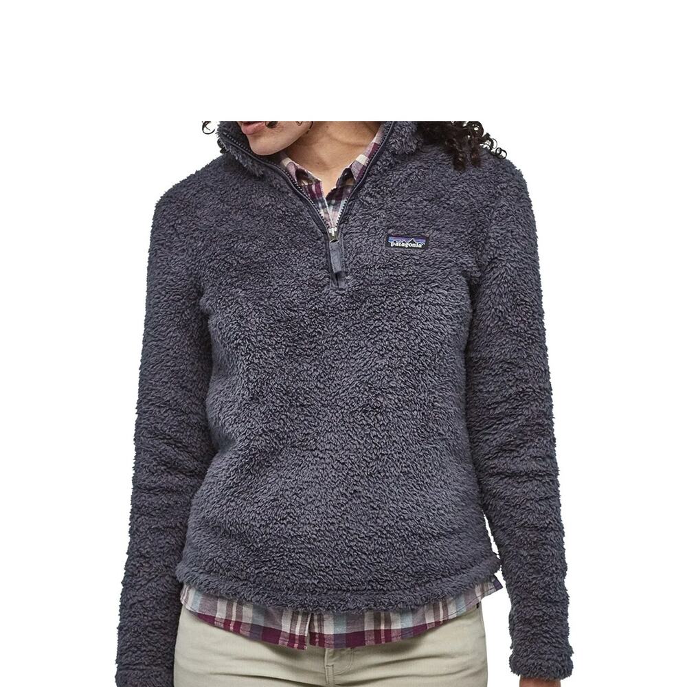 Patagonia Los Gatos Blue Gray 1/4 Zip Fleece Pullover